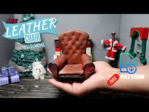 Video thumbnail: How to make a miniature leather estate chair
