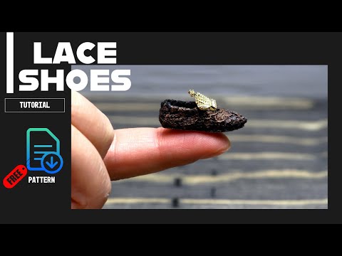 Video thumbnail: How to make miniature lace shoes for your dollhouse