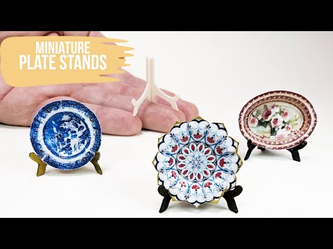 Miniature plate stand tutorial thumbnail