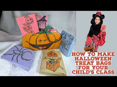 Video thumbnail: Must-Try Halloween DIY: Create Personalized Treat Bags for School