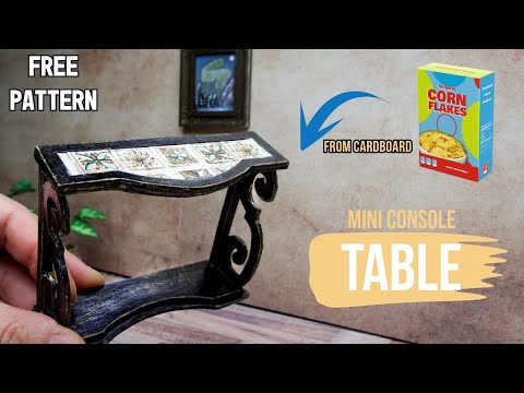 Miniature console table tutorial thumbnail